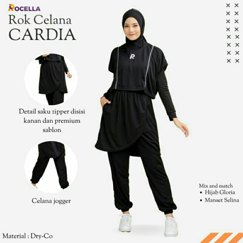 ถูก จํากัด หนึ่งชุดแฟชั่นกีฬากล้ามเนื้อ - CARDIA SKIRT PANTS - ROCELLA CARDIA SKIRT PANTS - POUNDFIT