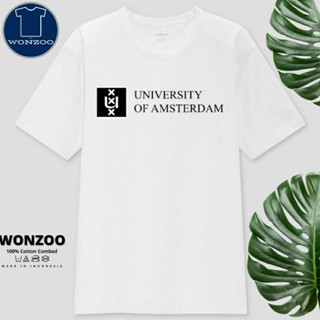 เสื้อยืด UNIVERSITY OF AMSTERDAM คุณภาพพรีเมี่ยม