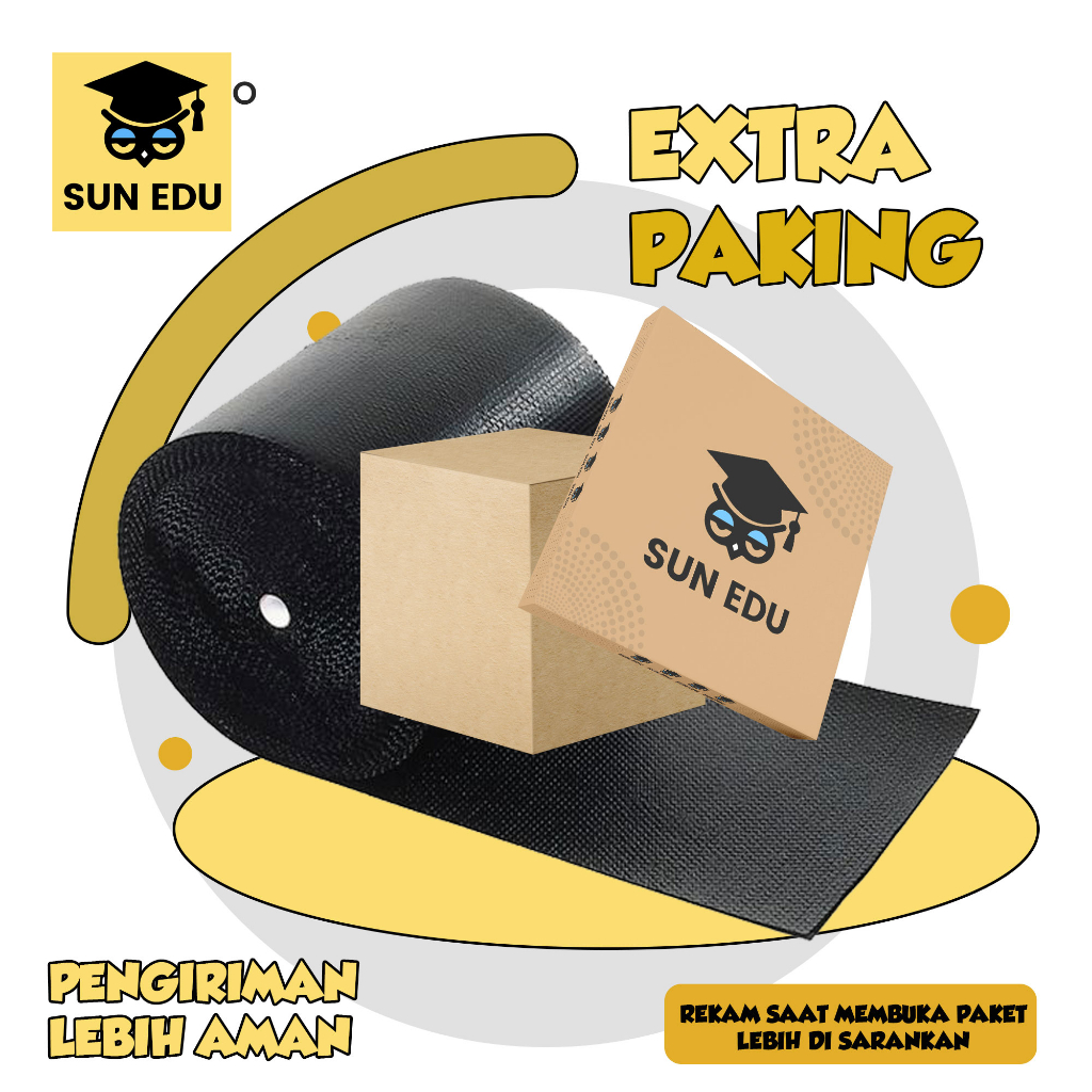 บรรจุพิเศษ SUN EDU ( BUBBLE WRAP EXTRA +BOX