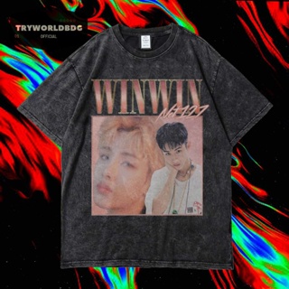 เสื้อยืด ลาย KAOS OVERSIZED KAOS WASHED Oversiseed KAOS WINWIN NCT127 สําหรับผู้ชาย