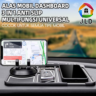 JieLiDa Phone Holder Mat Alas Mobil Dashboard  3 in 1 Anti Slip Multifungsi Universal Stand Holder Car Mount