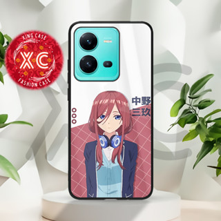 |An11| เคสกระจกเงา สําหรับ HP VIVO V25 V25E | ขอเคส HP เคสแข็ง นิ่ม ปรับแต่งได้ | เคสโทรศัพท์มือถือ ลายการ์ตูนอนิเมะ HD MOTIF MIKU NAKANO คุณภาพดี