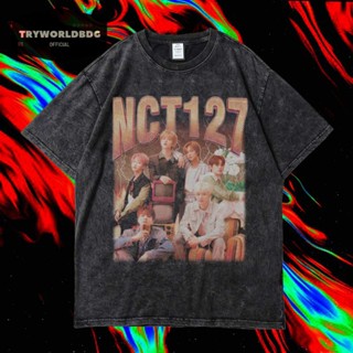 เสื้อยืด โอเวอร์ไซซ์ โอเวอร์ไซซ์ ลาย NCT 127 VINTAGE