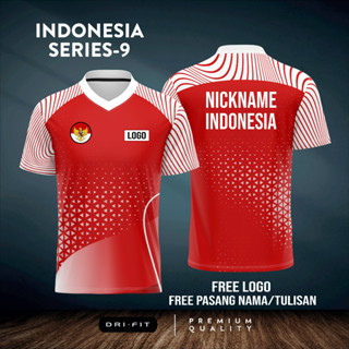 Jersey BADMINTON เสื้อยืดกีฬาแขนสั้น ลาย LARI INDONESIA SERIES-9