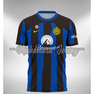 เสื้อกีฬาแขนสั้น ลายทีม Inter Home 2023 2024