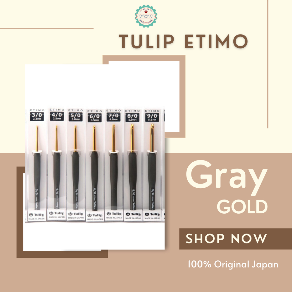 TULIP - Tulip ETIMO ตะขอโครเชต์สีเทา - ชิ้น