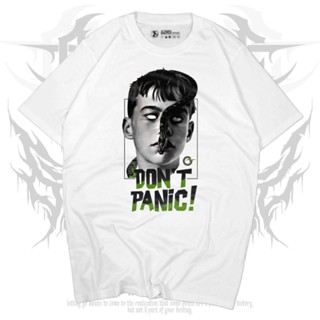 Gzrs เสื้อยืด ลาย Panic สีขาว