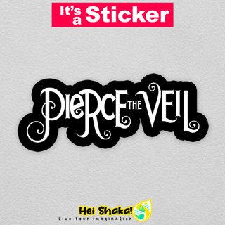 สติกเกอร์ไวนิล กันน้ํา ลาย Pierce THE VEIL Music Band สําหรับติดตกแต่ง