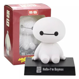 อุปกรณ์เสริมตุ๊กตา แดชบอร์ดรถยนต์ Baymax Bobble Head Funny