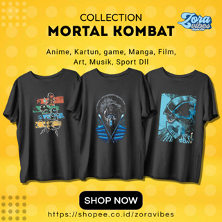 เสื้อยืด ผ้าฝ้าย พิมพ์ลาย Mortal KOMBAT COMBED 30S