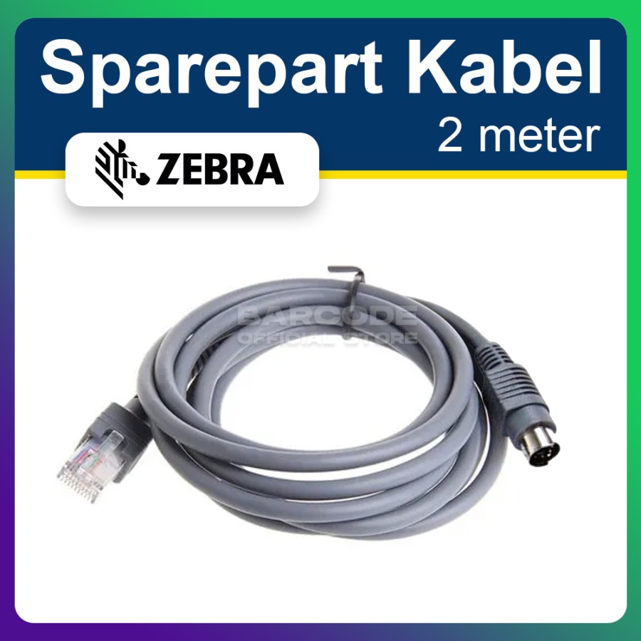 Zebra อะไหล่สแกนเนอร์บาร์โค้ด DS4608 PS2 RJ-45 Original