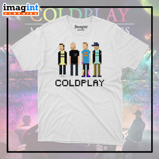 เสื้อยืด พิมพ์ลายวง Coldplay