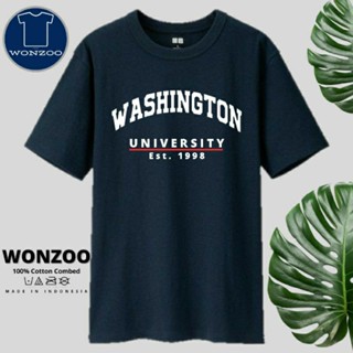 เสื้อยืด WASHINGTON UNIVERSITY คุณภาพพรีเมี่ยม