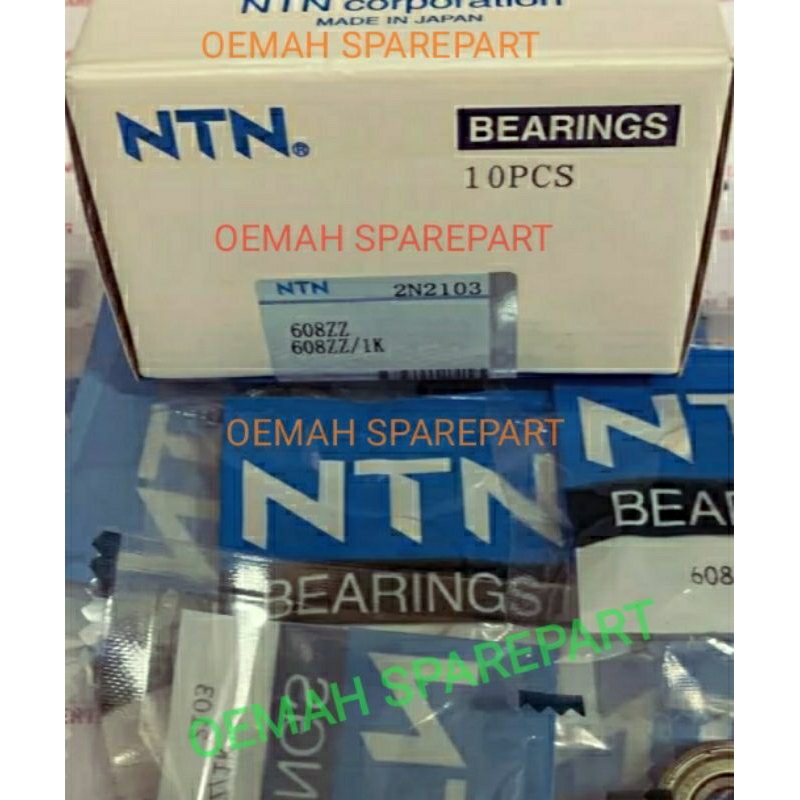 BEARING 608ZZ BERING MINIATURE 608 ZZ NTN