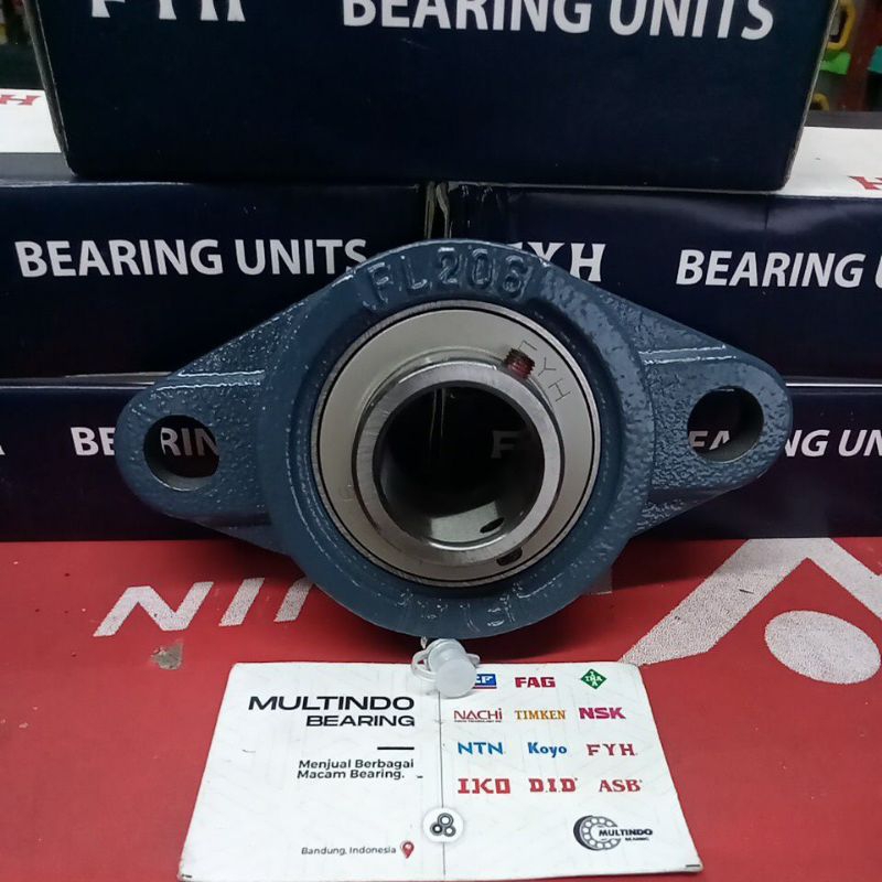 แบริ่ง UCFL 206-18 AS 28,575 MM FYH JAPAN ORIGINAL