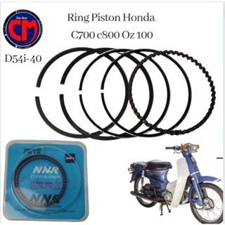 แหวนลูกสูบ สําหรับ Honda Super Cup C700 c800 Oz 100 Nos D54i