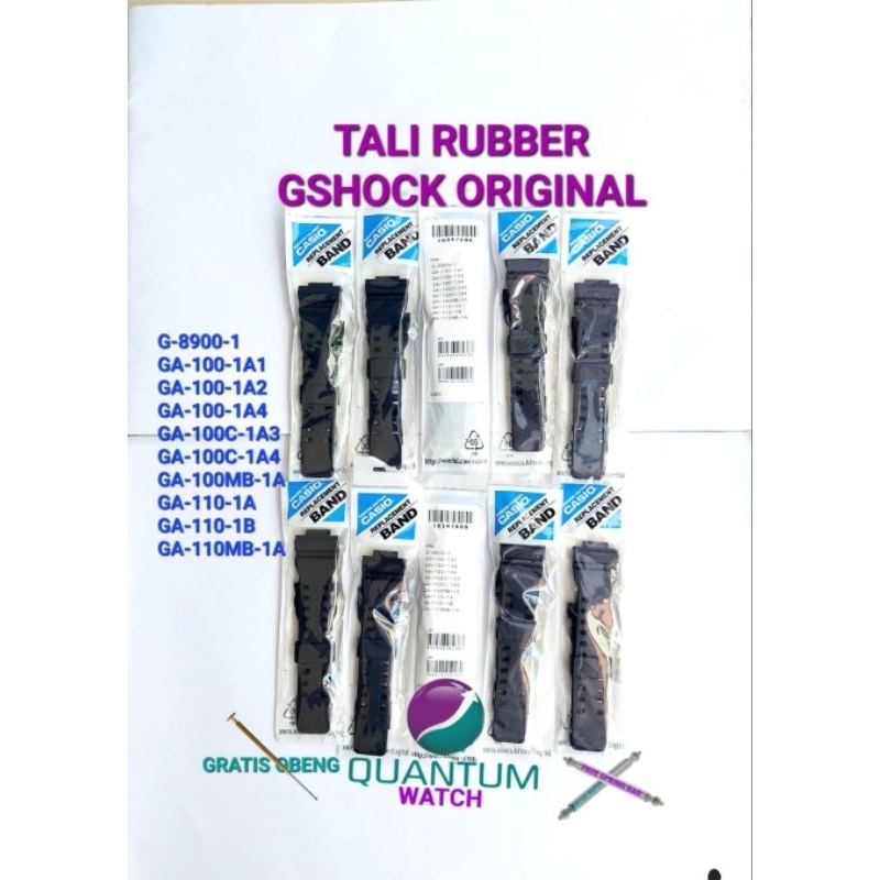 GSHOCK RUBBER WATCH STRAP GSHOCK G-SHOCK GA-100 G-8900 GA100 G8900 GD-100 GDF-100