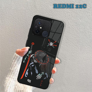 [A47] เคสมันวาว Xiaomi Redmi 12C เคสมันวาว Hp SAMURAI Motif