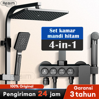 Reaim 4 Dalam 1 Shower Tiang Set Panas-Dingin/Shower Tiang Set Panas-Dingin/Set pancuran tembaga lengkap/Shower Kamar Mandi Set Dengan Faucet