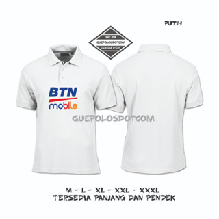 เสื้อยืดโปโล แขนสั้น พิมพ์ลายโลโก้ BANK BTN 1