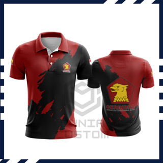 เสื้อโปโล เหมาะกับงานปาร์ตี้ || เสื้อเจอร์ซีย์ เสื้อยืด พิมพ์ลาย GERINDRA 2024 สําหรับงานปาร์ตี้