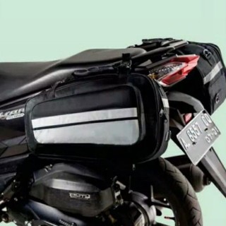 Tas Samping motor oval tas touring Side bag motor oval Tas Mudik Tas Bagasi Motor
