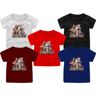 Guardian TALES เสื้อยืด พิมพ์ลายแอนิเมชั่น สําหรับผู้ใหญ่ 1-12 ปี ไซซ์ S M L XL XXL 3XL 4XL 5XL