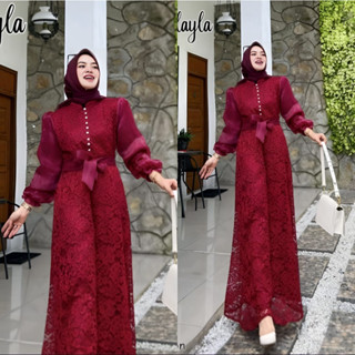 Kalayla Maxy Dress เสื้อคลุมแฟชั่น สําหรับสตรีชาวมุสลิม เหมาะกับงานปาร์ตี้