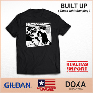 เสื้อยืด พิมพ์ลาย Built Up Band SONIC YOUTH | เสื้อยืดพรีเมี่ยม ลาย INDIE ROCK | ชุดเสื้อผ้า ลาย Sonic YOUTH ROCK Music DISTRO