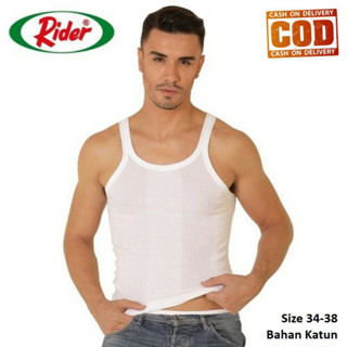 เสื้อยืด พิมพ์ลาย RIDER SINGLET RIDER SINGLET สีขาว สําหรับผู้ชาย และผู้ใหญ่