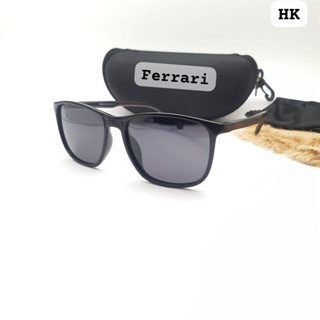 ใหม่ Ferrari 2201 POLARIZD LENS ADA PER แว่นสายตา สีดํามันวาว สําหรับผู้ชาย ขนาด 55-18-137