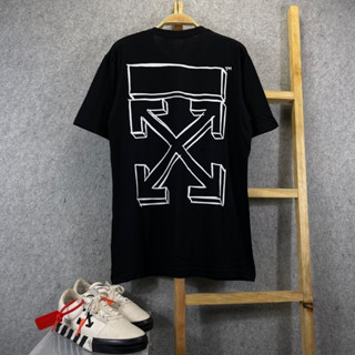 เสื้อยืด ลาย Kaos OFF สีขาว สีดํา
