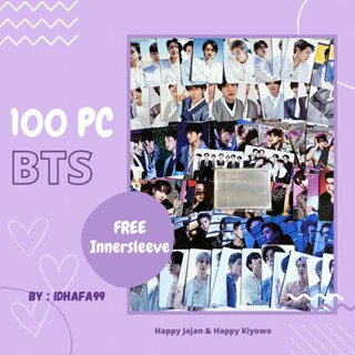 โฟโต้การ์ด BTS unoff 100 ใบ โดย idhafa99 (ด้านเดียว)