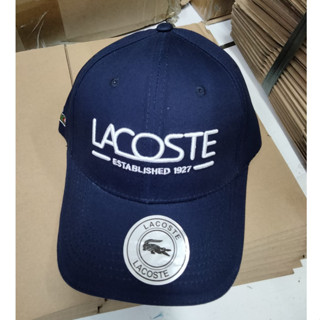 Lacoste หมวกเบสบอล นําเข้า สําหรับผู้ชาย