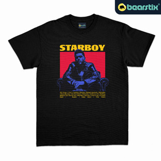 Bearstix เสื้อยืด ลาย Starboy Kaos The Weeknd Baju Abel Makkonen Tesfaye สําหรับผู้ชาย