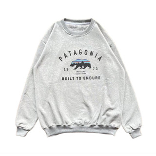 Patagonia CREWNECK เสื้อกันหนาว สีเทา