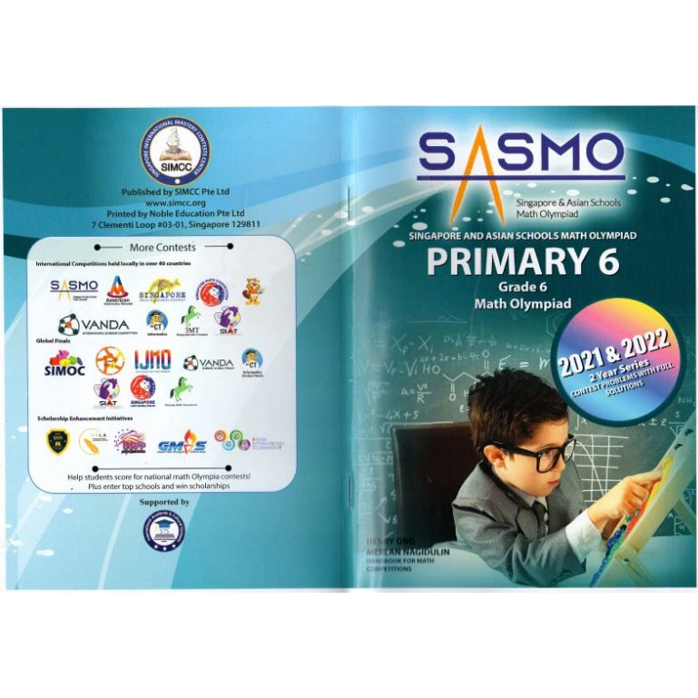 SINGAPORE & ASIAN SCHOOLS MATH OLYMPIAD (SASMO) - PRI 6 (2021 - 2022)