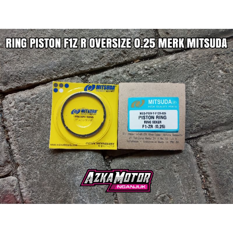 Mitsuda F1Z R แหวนลูกสูบ oversize 0.25 0.50 0.75 1.00 1.25