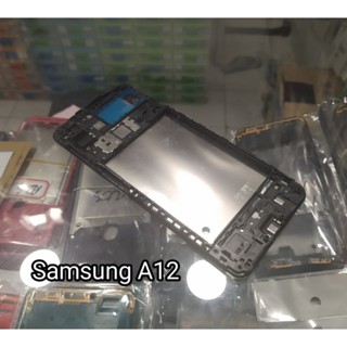 แผ่นรองจาน Lcd สําหรับ Samsung A12 Midle Frame Bazzel tarakan