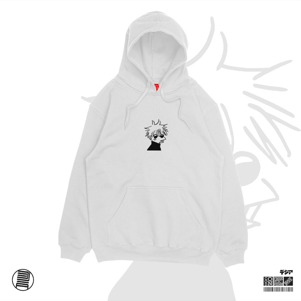 Hoodie Meme Gojo Satoru Jujutsu Kaisen Angry Jumper อะนิเมะมังงะ Wibu ญี่ปุ่น DJA ผ้า