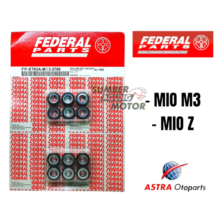 ROLLER WEIGHT YAMAHA MIO M3 MIO Z ORIGINAL FEDERAL FP-E763A-MI3-2700