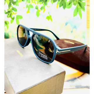 ใหม่ TF POLARIZED + UV 400 SERIES แว่นตา เต็มกรอบ สีฟ้า สําหรับผู้ชาย ผู้หญิง