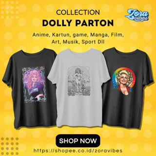 เสื้อยืด พิมพ์ลาย Dolly Parton วงร็อคเมทัล แฟชั่นสําหรับผู้หญิง