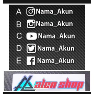 สติกเกอร์โลโก้ Name.Logo Etc สําหรับติดตกแต่ง