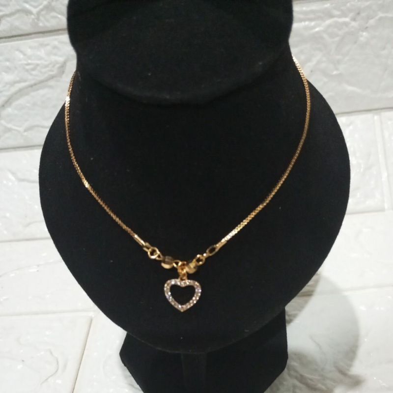 Xuping pearl boba love ชุดสร้อยคอจี้