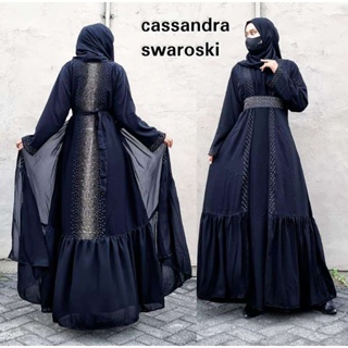 Abaya Dubay Cassandra Swaroswki โดย safryna ขายส่ง abaya สินค้าขายดี