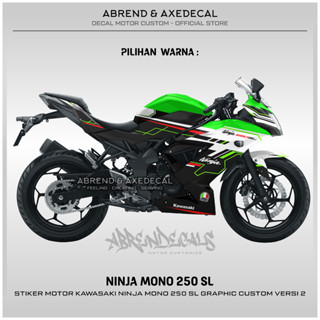 สติกเกอร์ ลายกราฟิก NINJA MONO MOTO 3rd RACING CUSTOM KAWASAKI NINJA 250SL สําหรับติดตกแต่งรถจักรยานยนต์ พร้อมส่ง