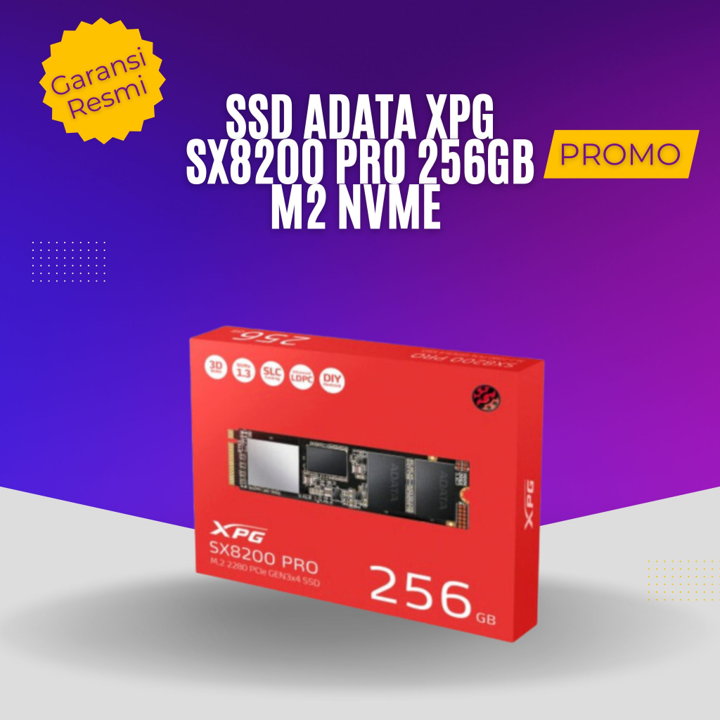 Ssd Adata XPG SX8200 Pro 256GB M2 NVME - พร้อมโบลต์