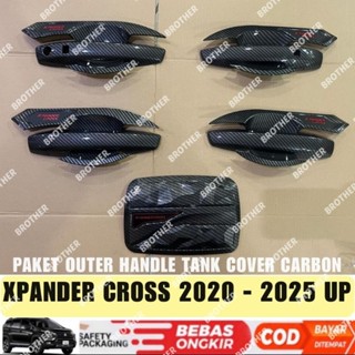 ฝาครอบถังน้ํามันคาร์บอน เคลือบเงา สําหรับ Xpander Cross 2020 2022 2023 2024 2025