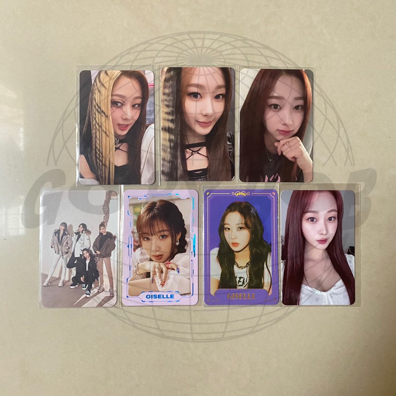 SM Aespa giselle savage digipack อัลบั้ม pc photocard บัตรสะสมอย่างเป็นทางการ เวอร์ชั่น 2 ver2 v2 สา